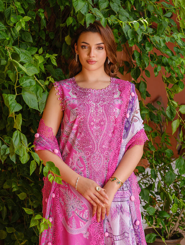 JADE URBANE EMBROIDERED CAMBRIC LAWN | D-01
