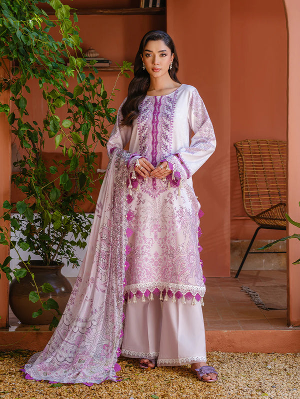 JADE URBANE EMBROIDERED CAMBRIC LAWN | D-02