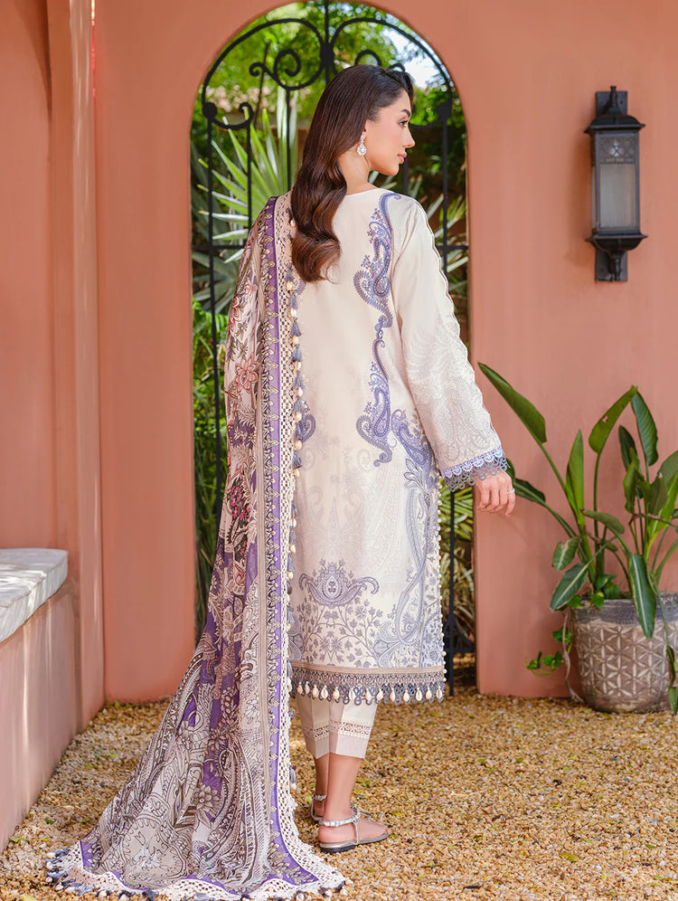 JADE URBANE EMBROIDERED CAMBRIC LAWN | D-06