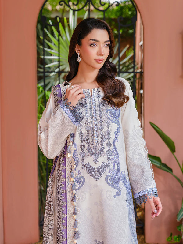 JADE URBANE EMBROIDERED CAMBRIC LAWN | D-06