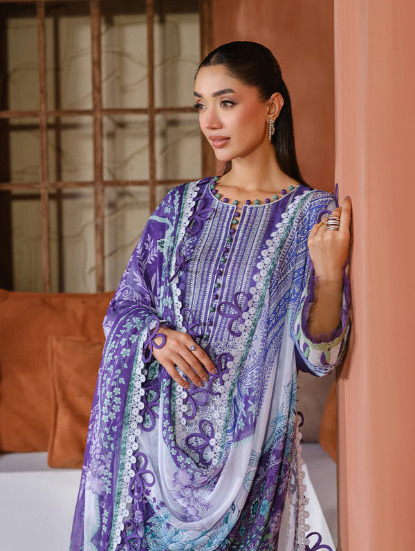 JADE URBANE EMBROIDERED CAMBRIC LAWN | D-07