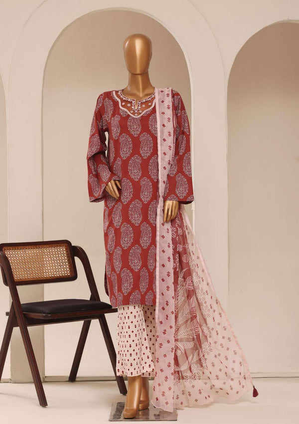 SADABAHAR RAYA EMBROIDERED-D 05
