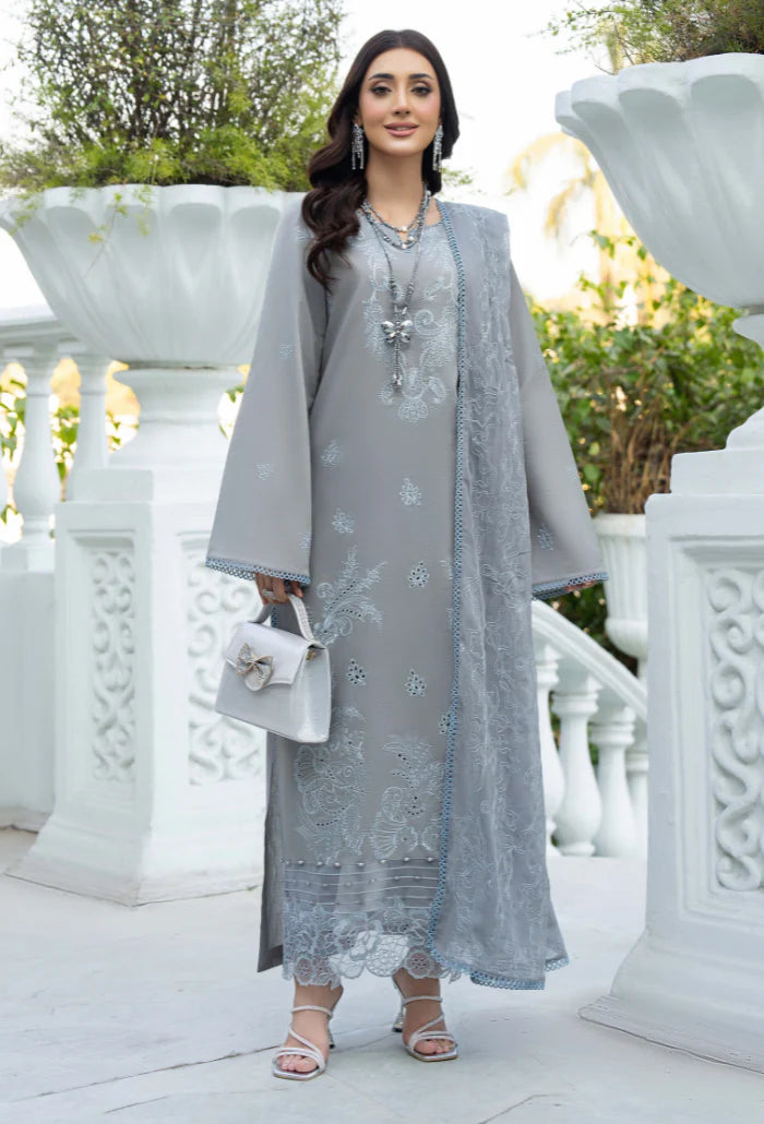 AVIVA BY HUMDUM UN-STITCHED 3PC | D-06