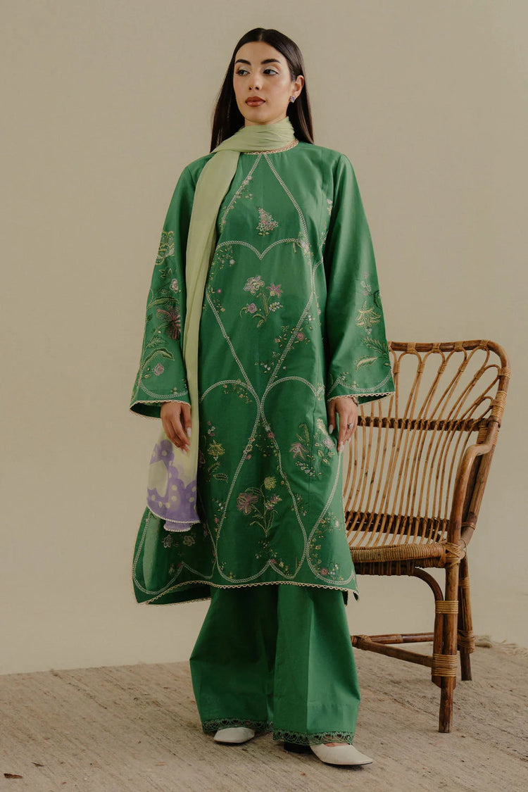 COCO BY ZARA SHAHJAHAN UN-STITCHED 3PC | Tara-8B