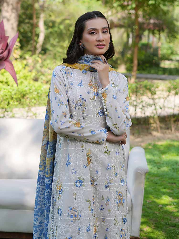 TWINKLING 3-Piece Unstitched Digital Printed Lawn Suit