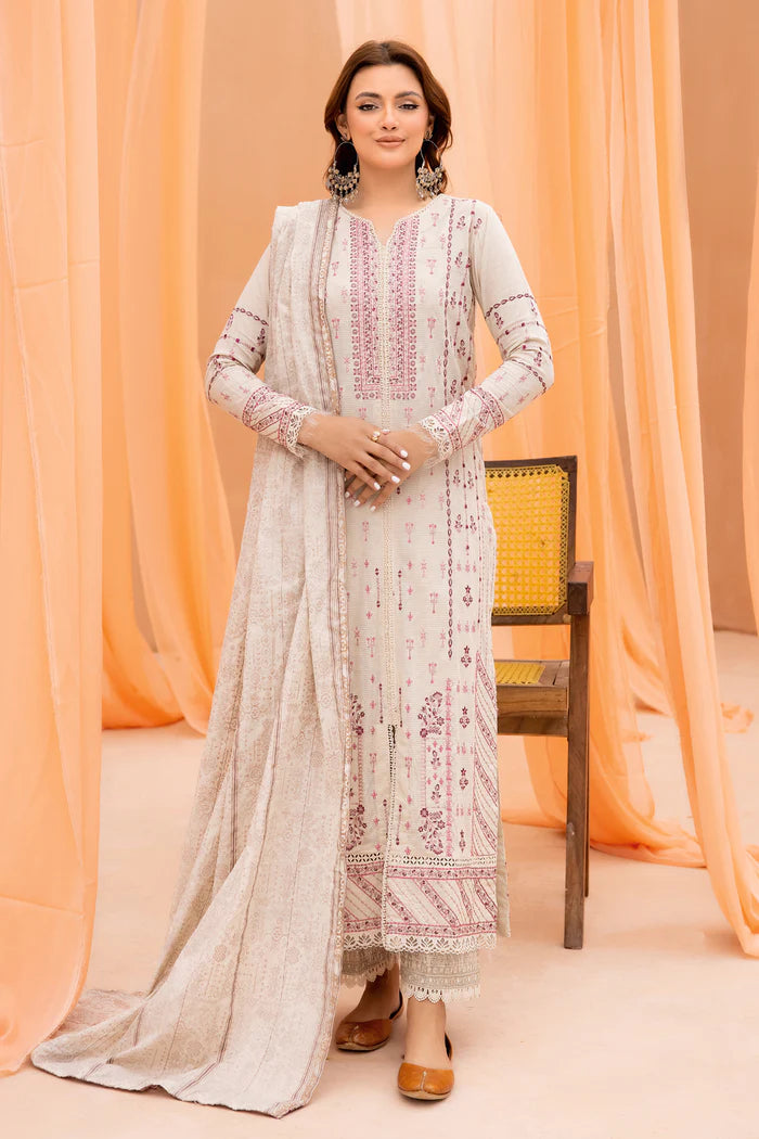 SHAMS BY JOHRA UN-STITCHED 3PC