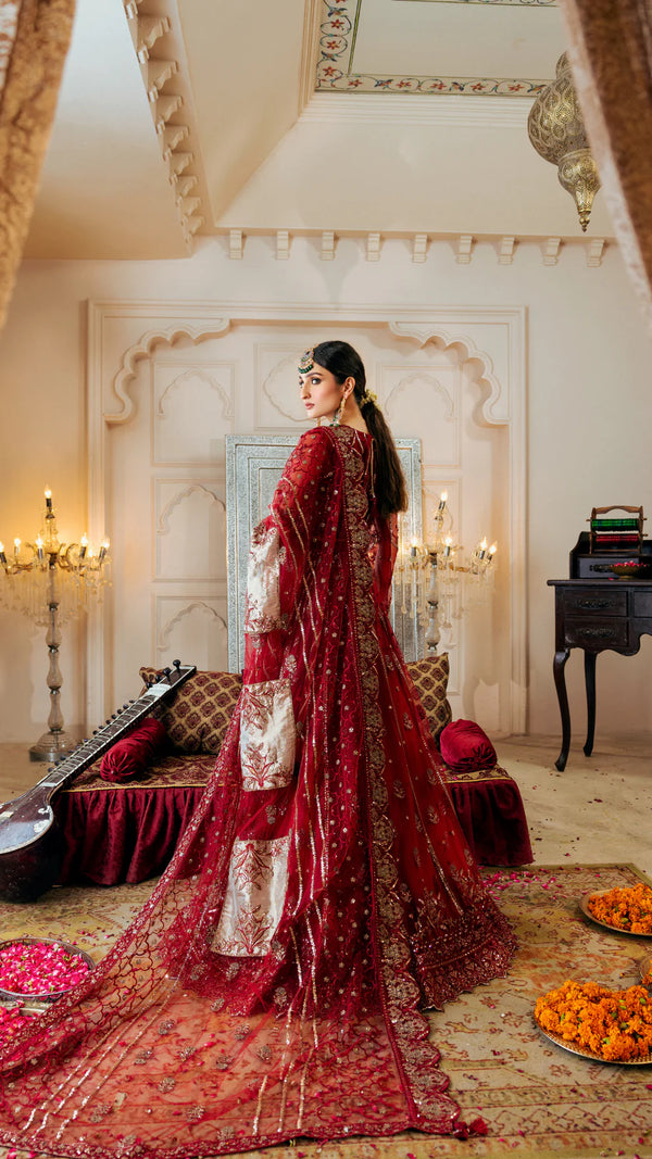 ZIRCON BY ZEBTAN UN-STITCHED 3PC | ANARKALI ZQ-09