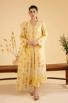 QLINEKARI BY QALAMKAR UN-STICHED 3PC|SQ-12 ZHAIN