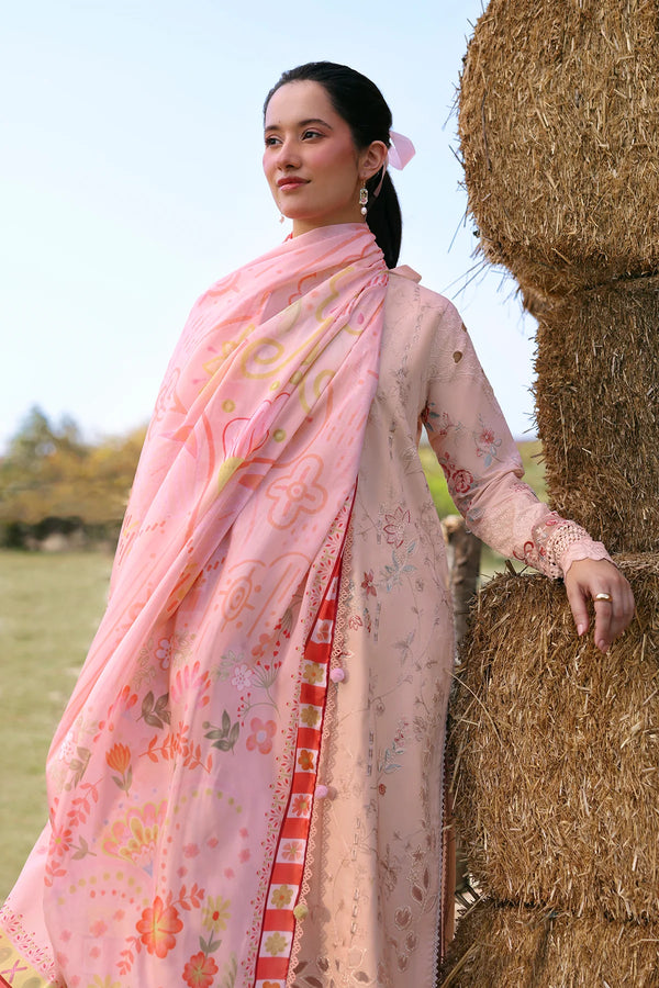 SUMMER SOIREE BY ZARPOSH UN-STITCHED 3PC | SELYN