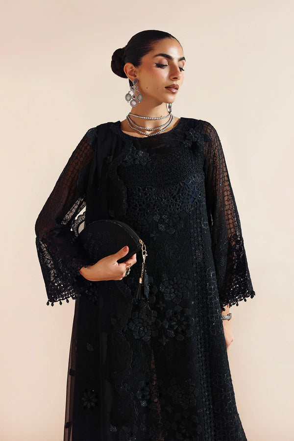 AYMAL BY ALIZEH UN-STITCHED 3PC| 2201-RIKA BLACK