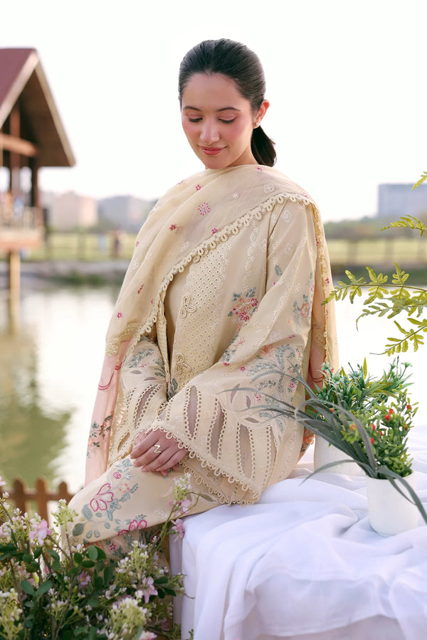 SUMMER SOIREE BY ZARPOSH UN-STITCHED 3PC | Ismera