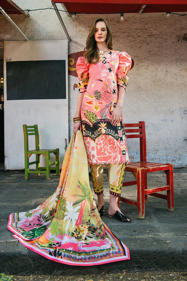 LA DOLCE BY HEMLINE UN-STITCHED 3PC | SPRING AVENUE