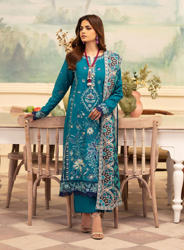 MERAKI BY ROHEENAZ FALL WINTER UN-STITCHED 3PC-TINSLEY