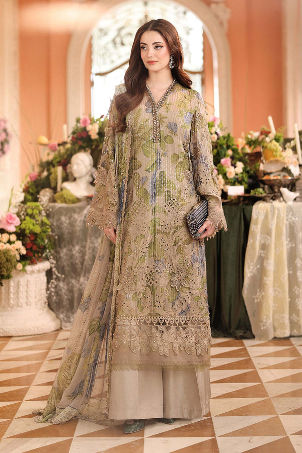 MARIA B CHIFFON WEDDING-26-203-WARM BEIGE