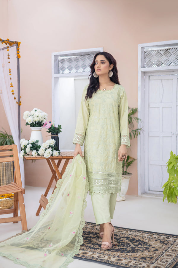 GEORGIA SEMI-STITCHED LAWN BY ZAINAB FAZLANI - SERENE