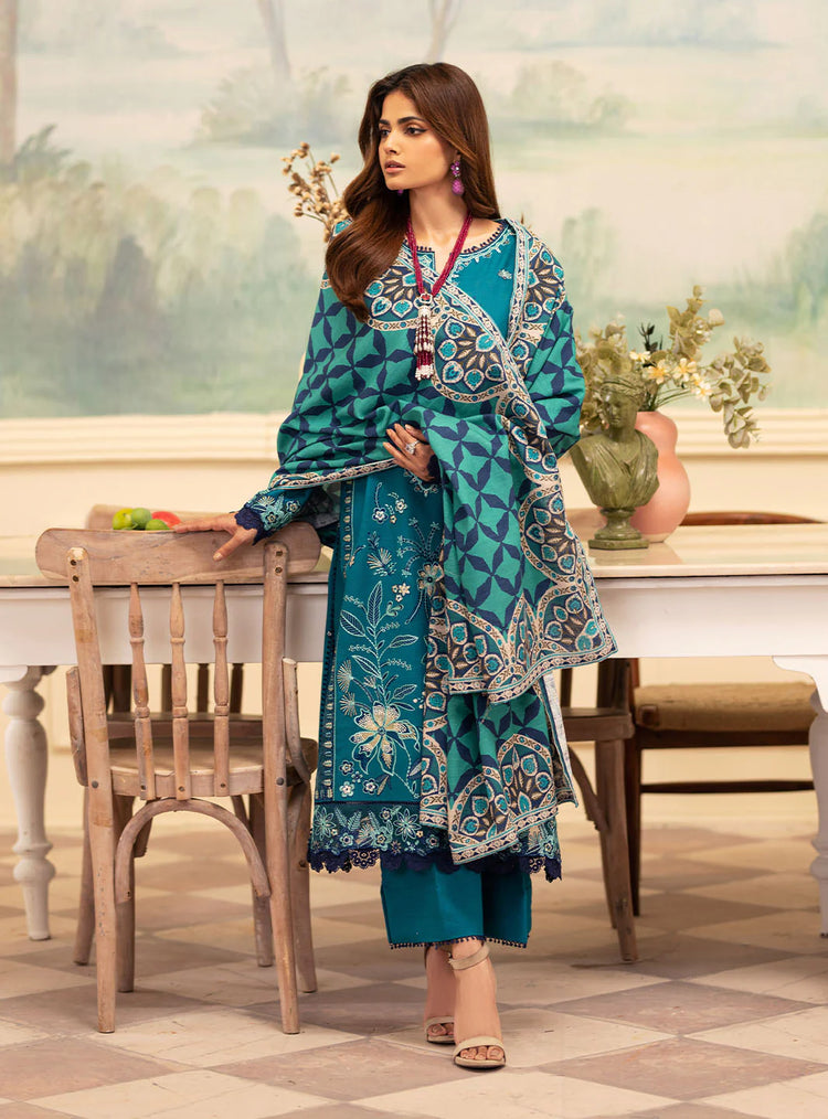 MERAKI BY ROHEENAZ FALL WINTER UN-STITCHED 3PC-TINSLEY