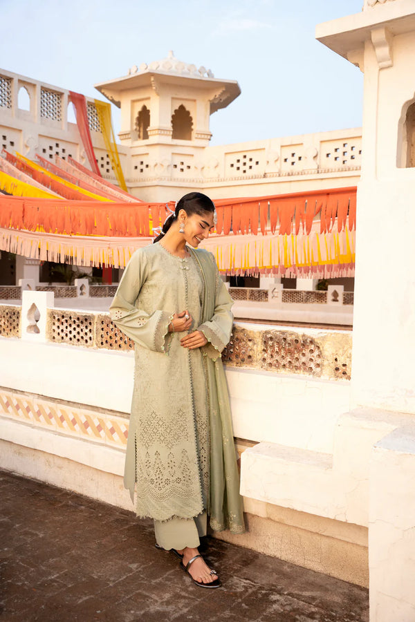 BASANT CHIKANKARI LUXURY BY FLORENT UNSTITCHED| 2026-FBC - 3A