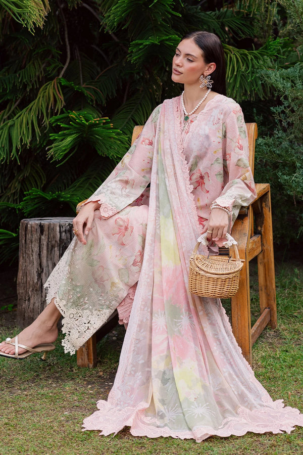 NUREH GARDENIA LAWN UN-STITCHED 3PC | NSG-208
