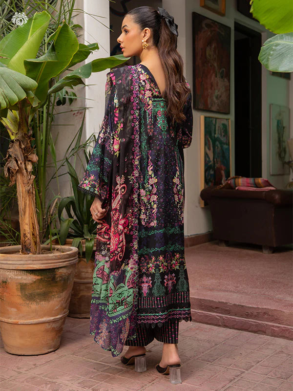 Akira By Gulljee Printed Embroidered Lawn Collection - D2