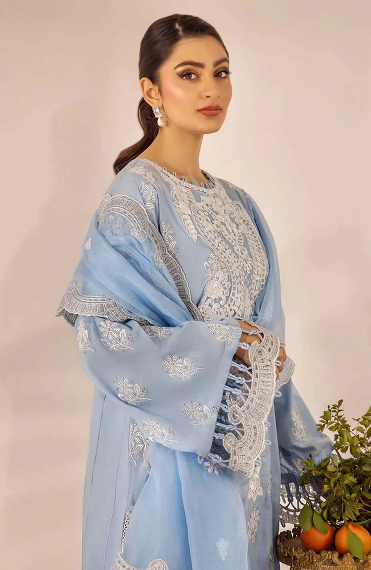 Adans Libas Embroidered Lawn Unstitched 3 Piece Suit - 4778