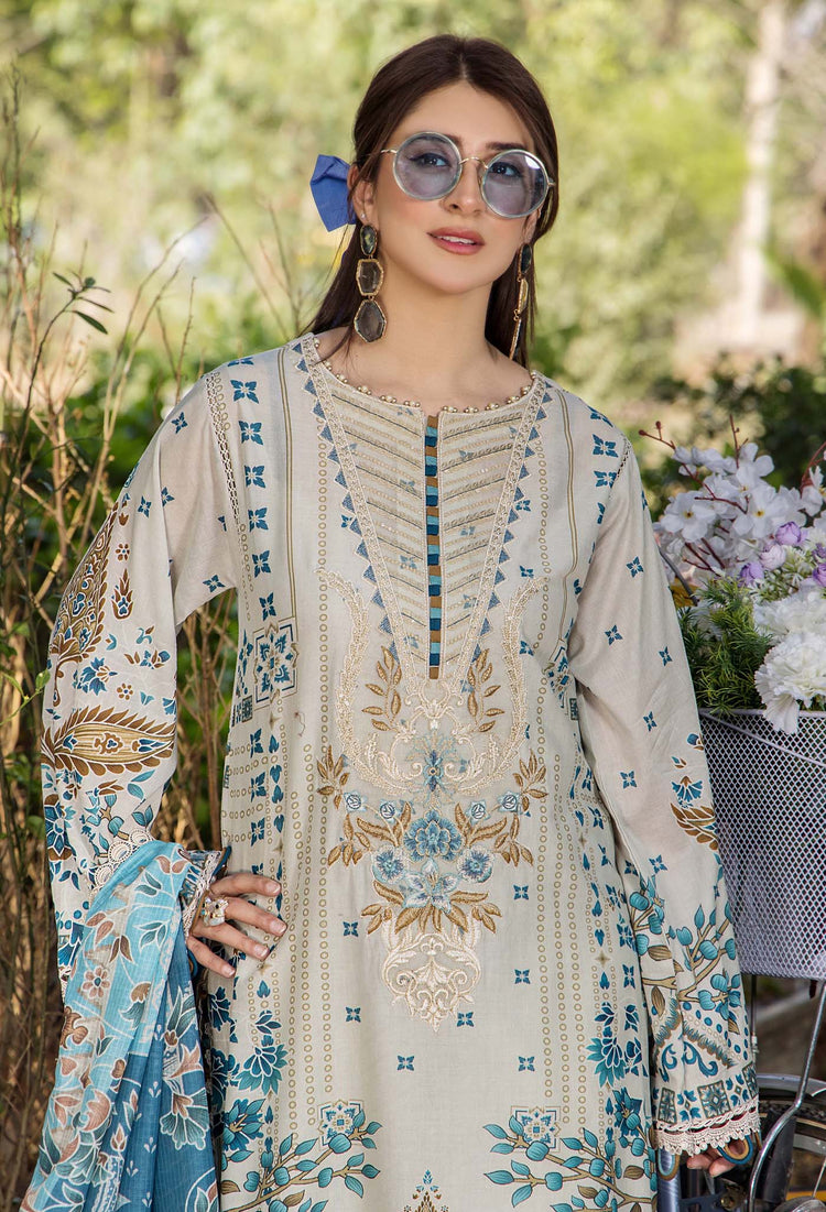 JASMINE UN-STITCHED LAWN ADAN LIBAS -2362