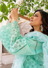 MAH - E ROOH BY KARMA STITCHED LAWN KC-1368 (BRIGHT CYAN )
