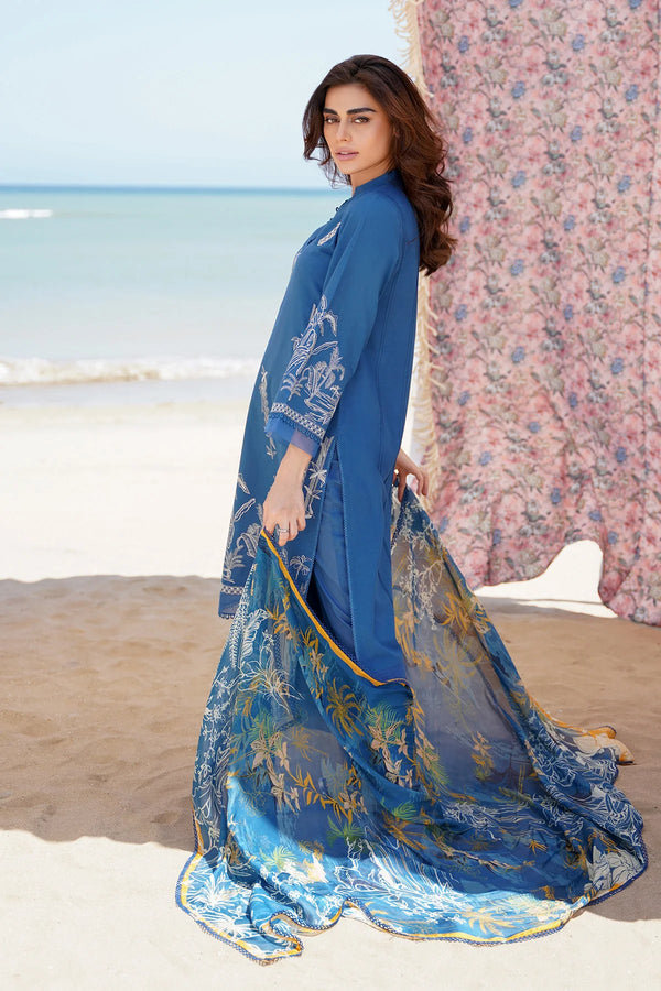 Embroidered Lawn 3 Piece sahar-03