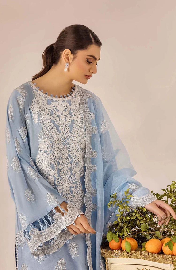 Adans Libas Embroidered Lawn Unstitched 3 Piece Suit - 4778