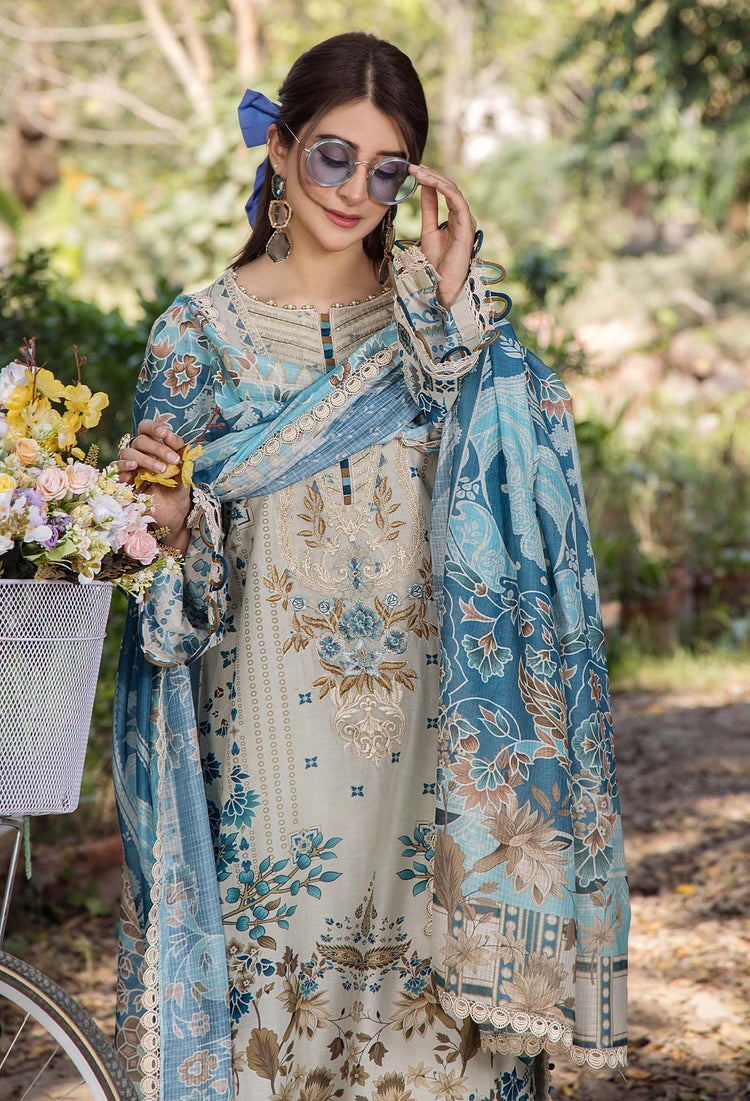 JASMINE UN-STITCHED LAWN ADAN LIBAS -2362