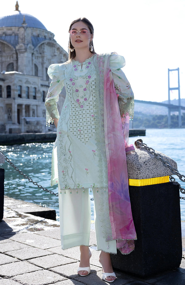 SUNSHINE BLOOM BY ALZOHAIB UN-STITCHED 3PC | D-03