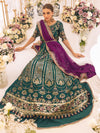 SAWARIYA LUXURY CHIFFON KALIDAAR UN-STITCHED 3PC SUITS BY ROHEENAZ -08