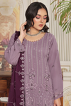 ALISHBA PREMIUM SEMI-STITCHED CHIFFON | D-04