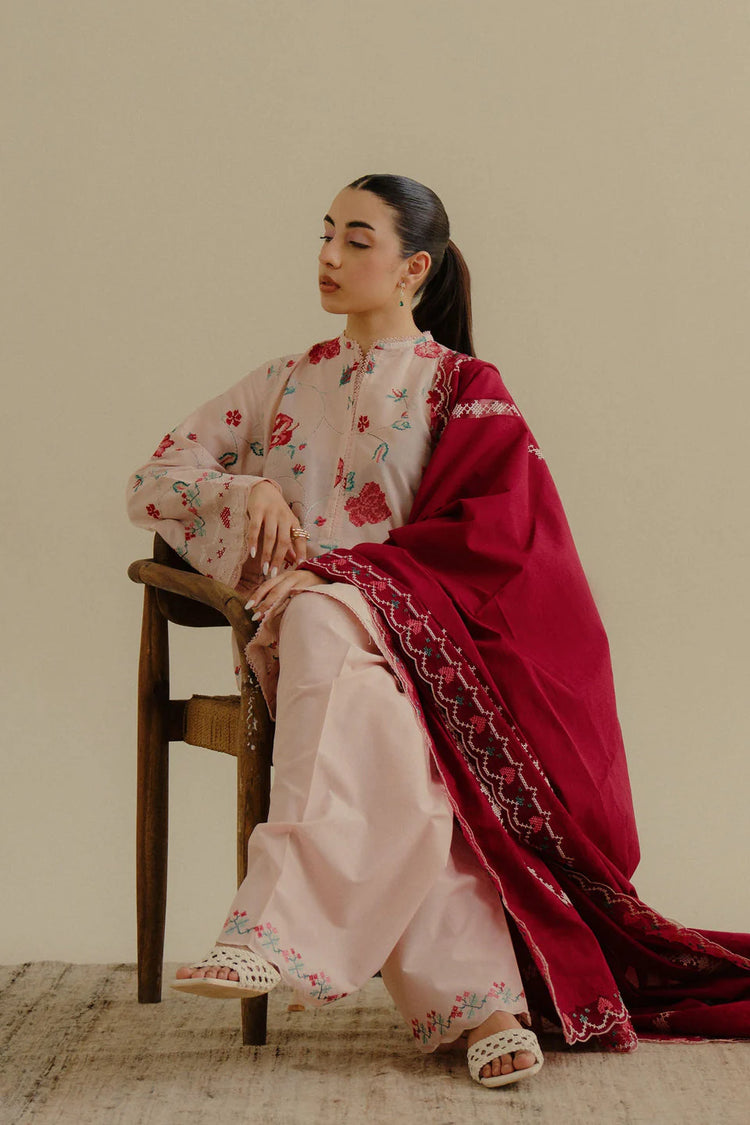 COCO BY ZARA SHAHJAHAN UN-STITCHED 3PC | Zufra-6A