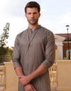 BROWN COTTON KURTA | JJK-S-32986