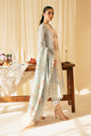 QLINEKARI BY QALAMKAR UN-STICHED 3PC|SQ-15 NEYLAN
