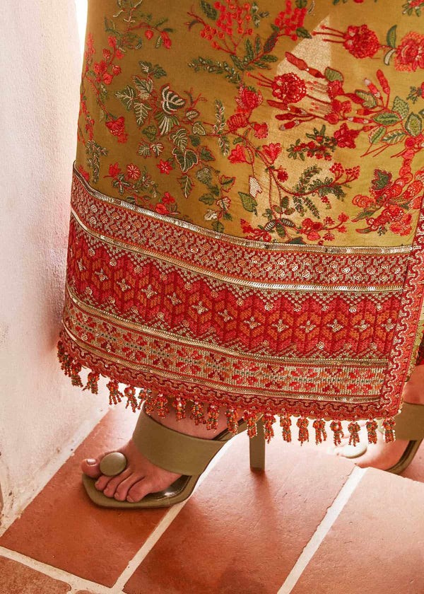 HUSSAIN REHAR LUXURY LAWN| UNSTITCHED 3PC| SORBET (SS-5290)