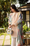 ETHEREAL BLOOM BY ROHEENAZ UN-STITCHED 3PC | Ornella