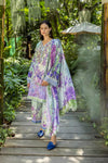 ETHEREAL BLOOM BY ROHEENAZ UN-STITCHED 3PC | Florisse