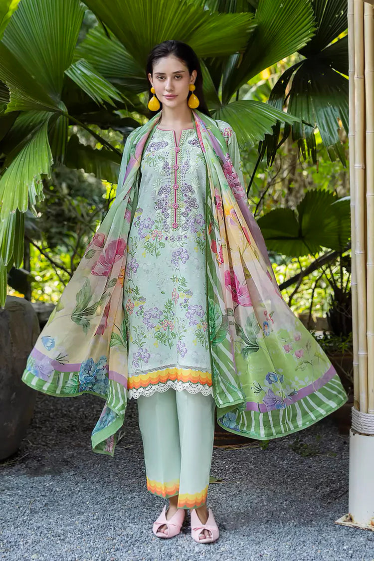 ETHEREAL BLOOM BY ROHEENAZ UN-STITCHED 3PC | Ivara