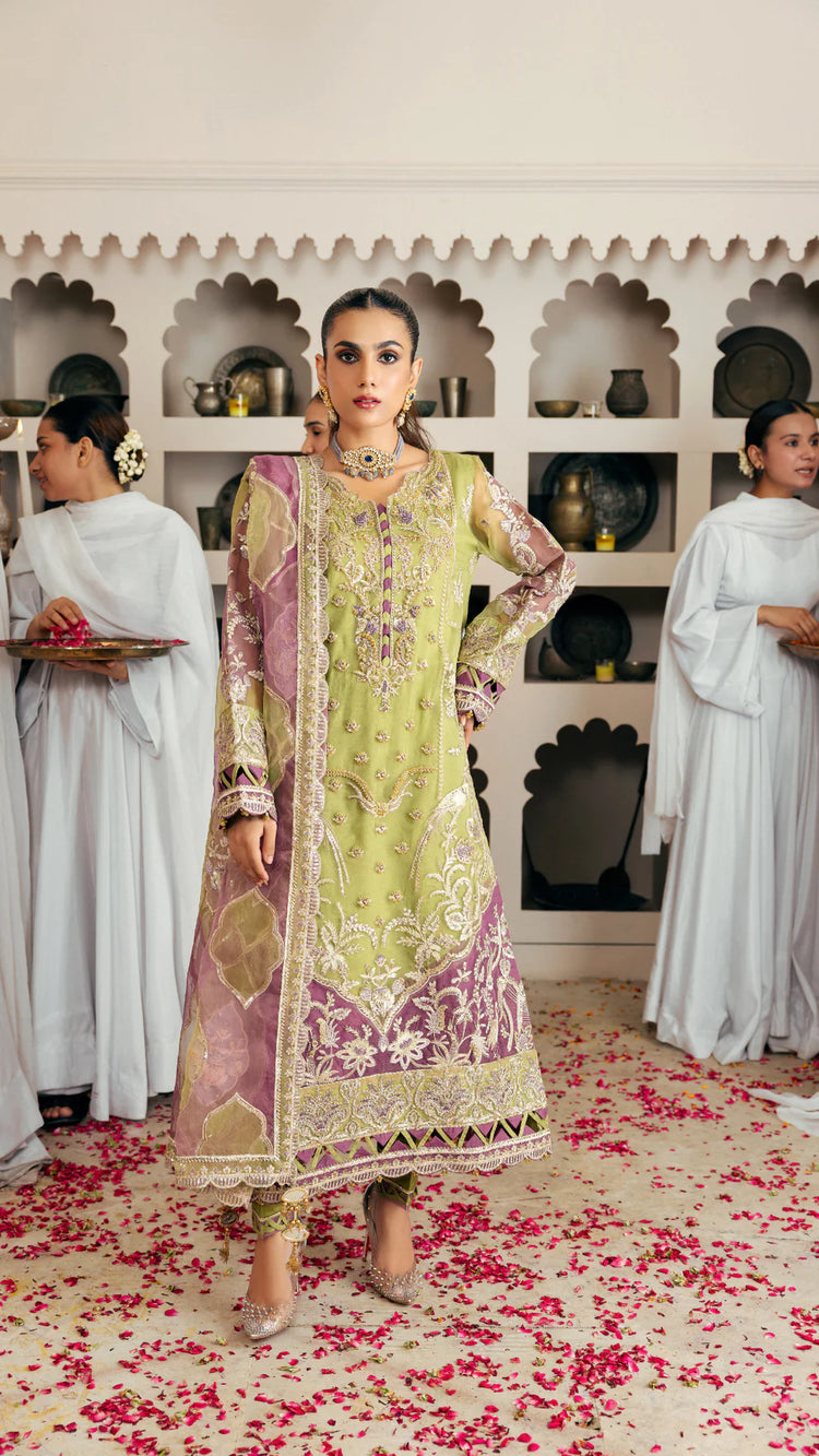 ZIRCON BY ZEBTAN UN-STITCHED 3PC | KHANZADI ZQ-02