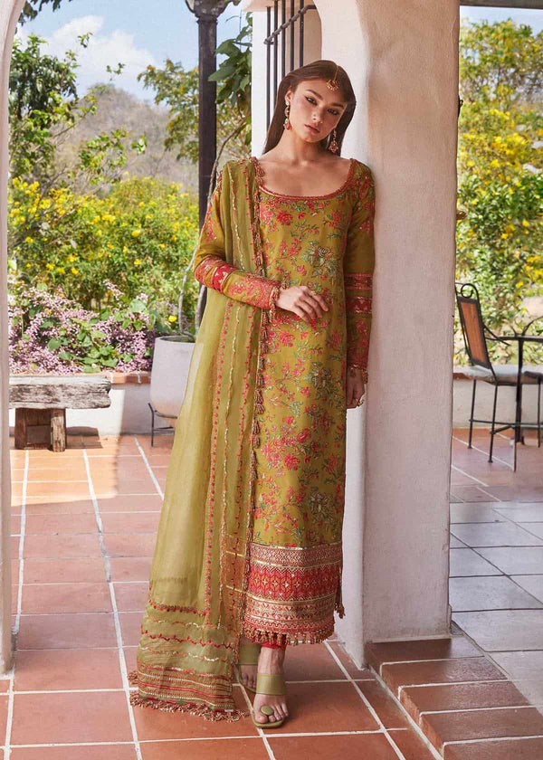 HUSSAIN REHAR LUXURY LAWN| UNSTITCHED 3PC| SORBET (SS-5290)