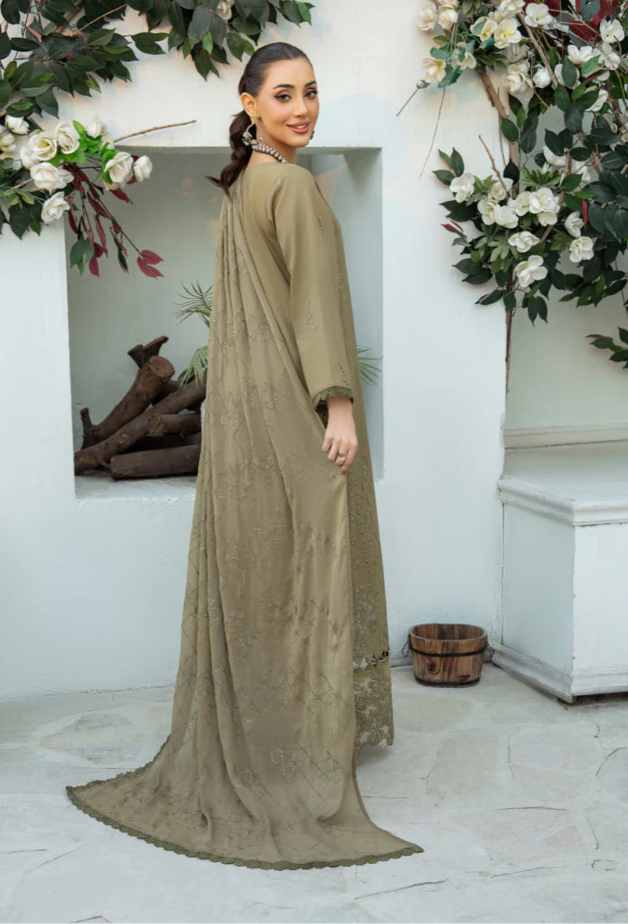 AVIVA BY HUMDUM UN-STITCHED 3PC | D-10