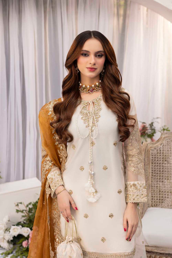 ZARDOZI NIKAH- 03 OFF WHITE
