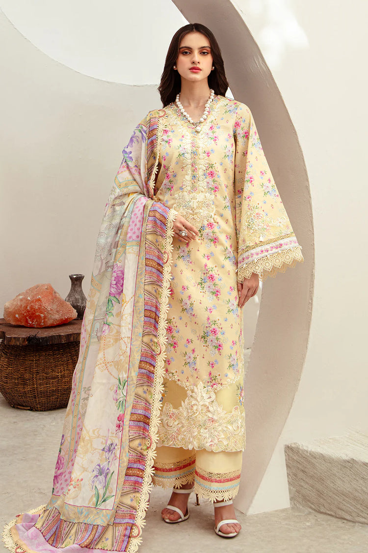 ALIF AFFORDABLE UN-STITCHED 3PC| Sunny Delight