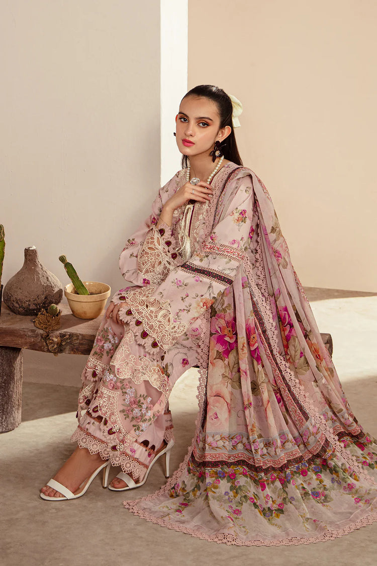 ALIF AFFORDABLE UN-STITCHED 3PC| Rosella