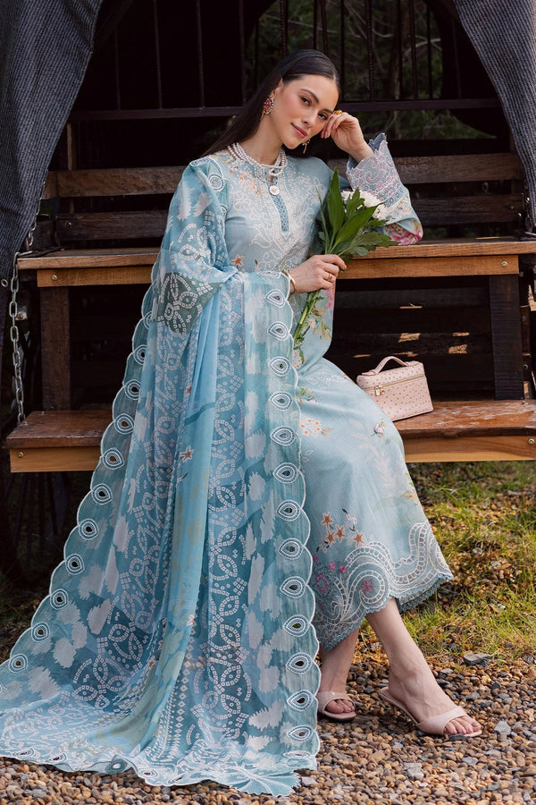 NUREH GARDENIA LAWN UN-STITCHED 3PC | NSG-209