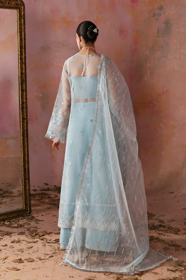 TARA BY SARDINIA UN-STITCHED-3PC | Azure