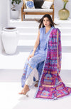 RUNGKARI EMBROIDERED LAWN UN-STITCHED 3PC BY MAHIYMAAN - A03
