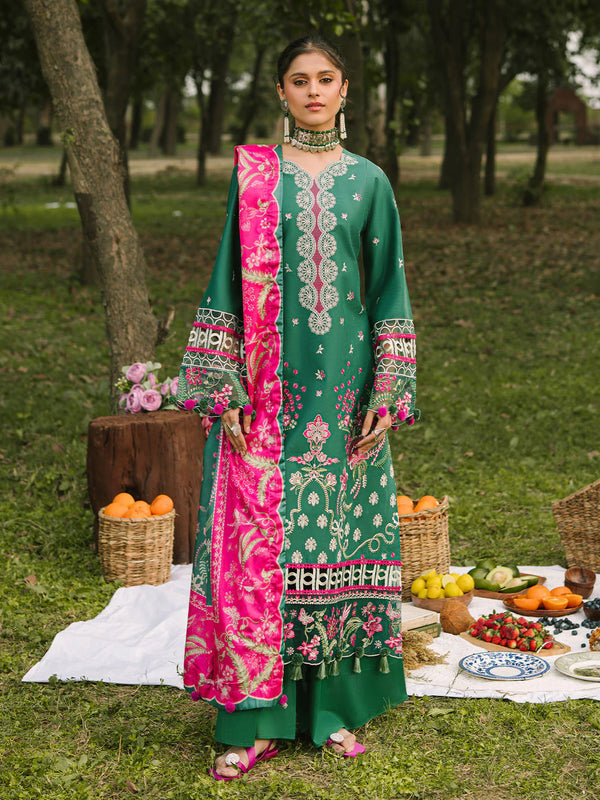 DAHLIA BY MAHNUR LUXURY LAWN STITCHED/D-2A
