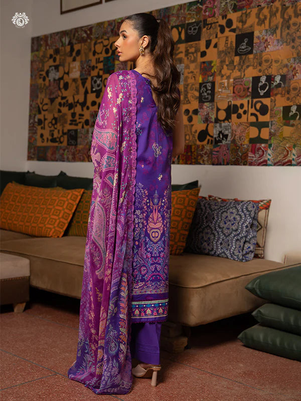 Akira By Gulljee Printed Embroidered Lawn Collection - D3